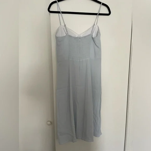Aritzia Sunday Best Viola Midi Dress in Light Blue - Picture 6 of 14